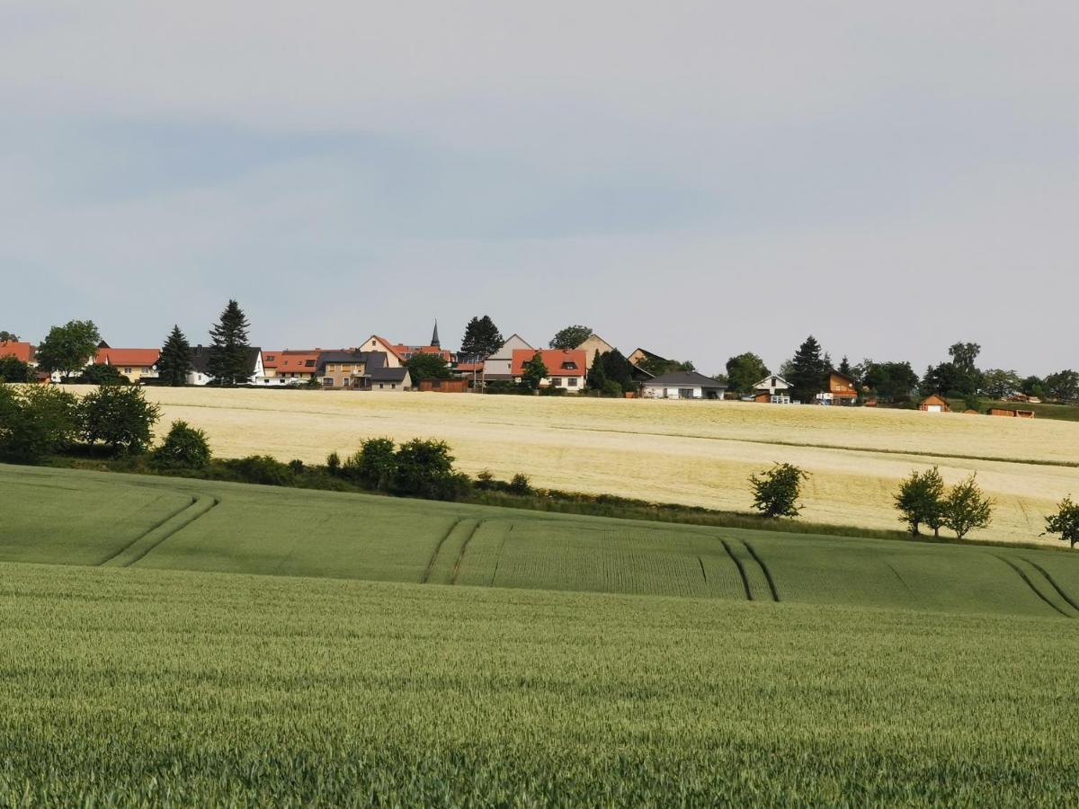 Ferienwohnung "Am Saalehaken" Gossitz Екстер'єр фото